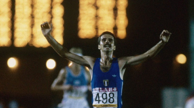 Atletica leggera Alberto Cova oro olimpico